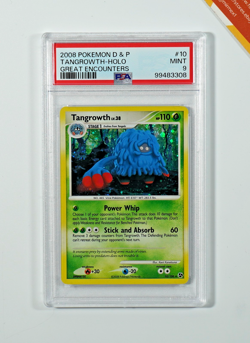 Pokemon PSA 9 Tangrowth #10 Holo Great Encounters 2008 English - Image 1