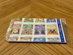 1998 POKEMON Playmat Checklist Poster Shadowless Base Set TCG FACTORY SEALED - Image 2