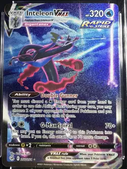 Pokemon Inteleon VMAX Fusion Strike Secret Rare Full Alt Art #266 CGC 10 - Image 3