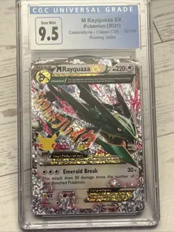 Pokemon M Rayquaza EX Celebrations Classic Collection 76/108 Cgc 9.5 CGC 10 - Image 1