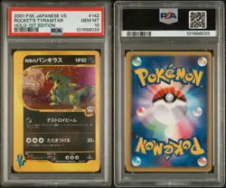 2001 POKEMON JAPANESE VS 1ST EDITION 142/141 ROCKET'S TYRANITAR-HOLO PSA 10 - Image 3