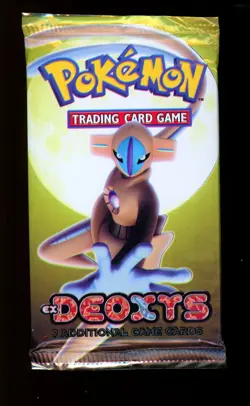 2005 Pokemon EX Deoxys Booster Pack Deoxys Art Factory Sealed 17.79g - Image 1