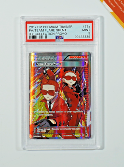 Pokemon PSA 9 Team Flare Grunt #73a Full Art XY Collection Promo 2017 English - Image 1