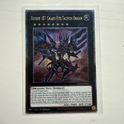 YUGIOH NUMBER 107: GALAXY-EYES TACHYON DRAGON QUARTER CENTURY RA04-EN067 - Image 1