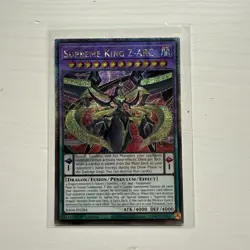 YUGIOH SUPREME KING Z-ARC QUARTER CENTURY SECRET RARE NM RA04-EN284 - Image 1