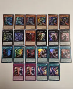 K9 Deck Core Yugioh Justice Hunters Set x22 JUSH 1st Edition Mint (No Izuna) - Image 1