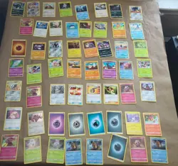 Over 50 Pokemon Card Lot Detective Pikachu Sword Shield Sun Moon - Image 1