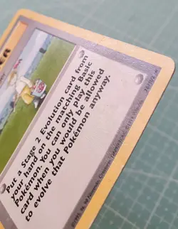 Pokemon Breeder 76/102 Rare: Base Set Pokemon Trading Card Game TCG - Image 5