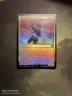 MTG ~ Squall, SeeD Mercenary Foil ~ Final Fantasy ~ Near Mint ~ Rare - Image 1