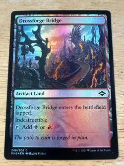 Drossforge Bridge (Foil) Modern Horizons 2 - Magic MTG NM - Image 1