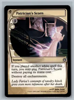 Magic MTG Future Sight 4x Patrician's Scorn #29/180 TCG CCG Playset - Image 1