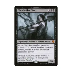 WOTC MtG Jumpstart Ghoulcaller Gisa (MR) NM - Image 1