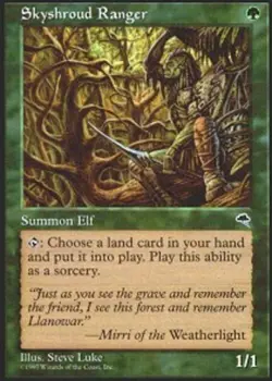 Skyshroud Ranger LP, English MTG Tempest 412897559439 - Image 1