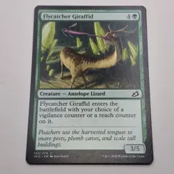 MTG: Flycatcher Giraffid 153/274 - Ikoria Lair of Behemoths 2020 Green Common - Image 1