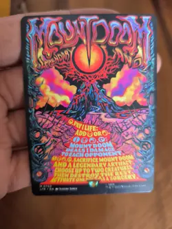 Mount Doom - Borderless Poster NM, English MTG The Lord Of The Rings: Tales Of M - Image 2