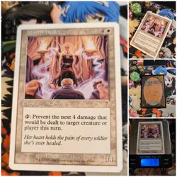 MTG Master Healer 🇬🇧 🟨 Nm 7th Edition Magic the Gathering Rare 2001 White Og - Image 5