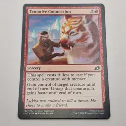 MTG: Tentative Connection 138/274 - Ikoria Lair of Behemoths 2020 Red Common (2) - Image 1