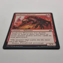 MTG: Spelleater Wolverine 137/274 - Ikoria Lair of Behemoths 2020 Red Common (2) - Image 2