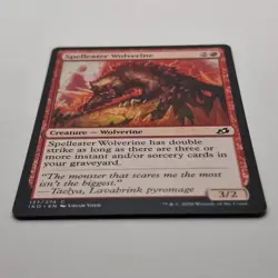 MTG: Spelleater Wolverine 137/274 - Ikoria Lair of Behemoths 2020 Red Common - Image 2
