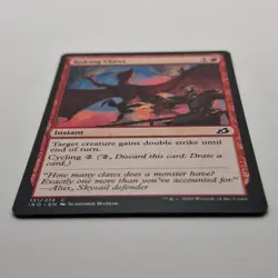 MTG: Raking Claws 131/274 - Ikoria Lair of Behemoths 2020 Red Common - Image 2