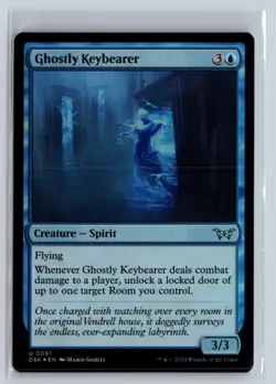 FOIL Ghostly Keybearer Duskmourn - MTG Magic the Gathering Card - Image 1
