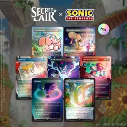 Secret Lair Sonic Chasing Adventure 🌈 Rainbow Foil MTG Sealed Limited Drop - Image 1