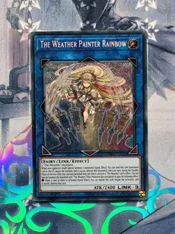 SPWA-EN035 The Weather Painter Rainbow Secret Rare 1st Edition NM YuGiOh TCG - Image 1