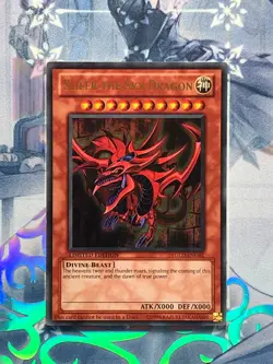 YGLD-ENG01 Slifer The Sky Dragon Ultra Rare LTD Edition NM YuGiOh TCG - Image 1