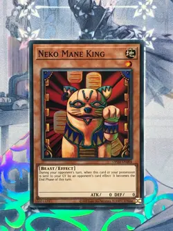 OP20-EN004 Neko Mane King Super Rare Unl Edition Near Mint YuGiOh TCG - Image 1