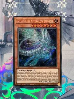 LDS2-EN052 Galaxy-Eyes Afterglow Dragon 1st Edition NM Secret Rare YuGiOh TCG - Image 1