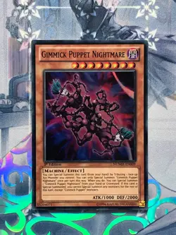 NUMH-EN009 Gimmick Puppet Nightmare Super Rare 1st Edition Near Mint YuGiOh TCG - Image 1