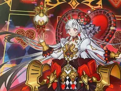 M∀LICE QUEEN HEARTS OF CRYPTER Playmat - Yugioh TCG CCG Mat (not official) - Image 2