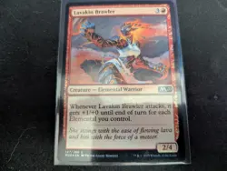 MTG Magic the Gathering FOIL Lavakin Brawler M20! - Image 1