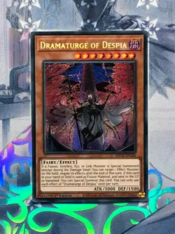 MP22-EN124 Dramaturge of Despia Prismatic Secret Rare 1st Edition NM YuGiOh TCG - Image 1