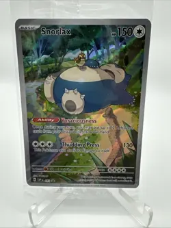 SEALED - 051 Snorlax Pokemon TCG Black Star 151 ETB Promo Card MEW - Image 1