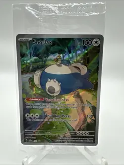 SEALED - 051 Snorlax Pokemon TCG Black Star 151 ETB Promo Card MEW - Image 2