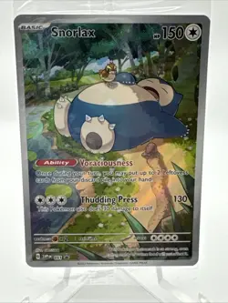 SEALED - 051 Snorlax Pokemon TCG Black Star 151 ETB Promo Card MEW - Image 2