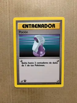 1st Edition SPANISH Potion 94/102 Base Set - Common Pokemon Card - NM/M - Image 1