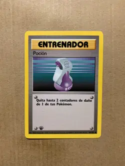 1st Edition SPANISH Potion 94/102 Base Set - Common Pokemon Card - NM/M - Image 1
