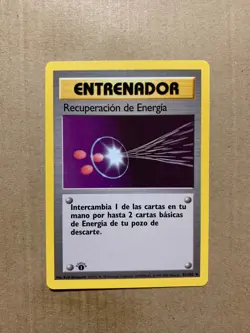 1st Ed. SPANISH Energy Retrieval 81/102 Base Set - Uncommon Pokemon Card - NM/M - Image 1