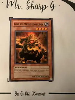 KOA'KI MEIRU BOULDER - ANPR-EN018 ENGLISH Yu-Gi-OH! CARD COMMON KONAMI 2009 - Image 3