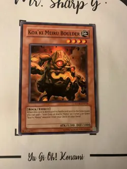 KOA'KI MEIRU BOULDER - ANPR-EN018 ENGLISH Yu-Gi-OH! CARD COMMON KONAMI 2009 - Image 4