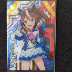 Tokai Teio Competition Outfit Uma Musume Pretty Derby Wafer Card Japanese W1-03 - Image 1