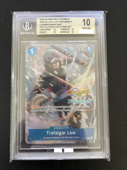 One Piece Card Game Trafalgar ST03-008 Championship Finalist 2023 English BGS 10 - Image 1