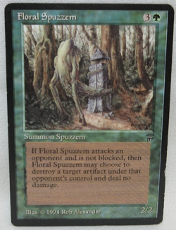 FLORAL SPUZZEM MAGIC THE GATHERING LEGENDS MTG 1994 Trading Card #142 - Image 1