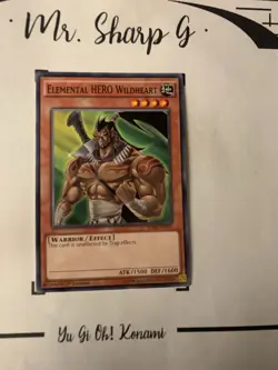 ELEMENTAL HERO WILDHEART - 1st EDITION SDHS-EN011 ENGLISH Yu-Gi-Oh! CARD COMMON - Image 3