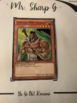 ELEMENTAL HERO WILDHEART - 1st EDITION SDHS-EN011 ENGLISH Yu-Gi-Oh! CARD COMMON - Image 4