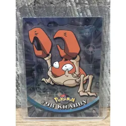 Krabby #98 Non-Holo Blue Label Topps Series 2 Pokemon Card - Image 1