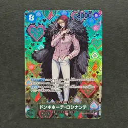 M1232 Donquixote Rosinante SEC OP04-119 Corazon Emperors New World Parallel Card - Image 1