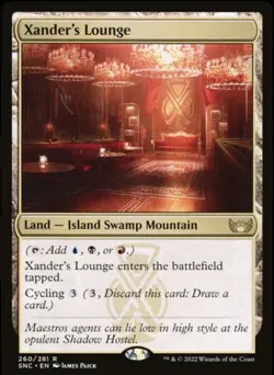 Xander's Lounge Streets of New Capenna Regular Card 260 MTG - Image 1